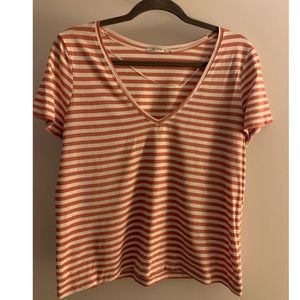 Zara V-Neck Stripped Top